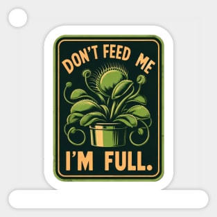 Funny Vintage Venus Fly Trap Tee Retro Bug Catcher Plant Sticker